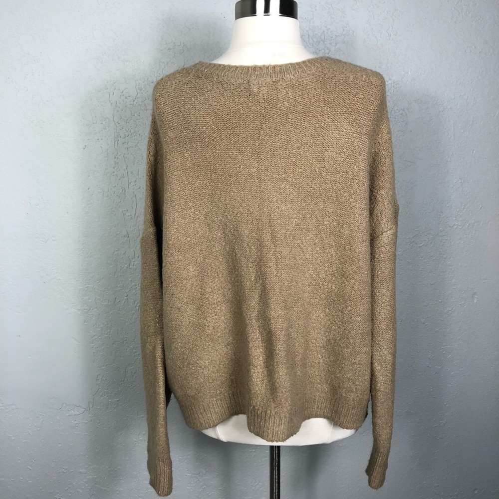 Lumiere | Pom Pom Textured Oversized Sweater - Picture 8 of 8